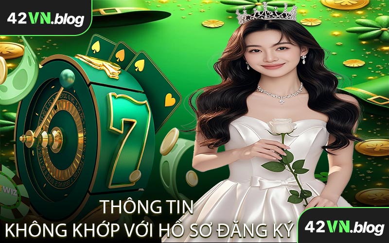 Thông tin không khớp với hồ sơ đăng ký