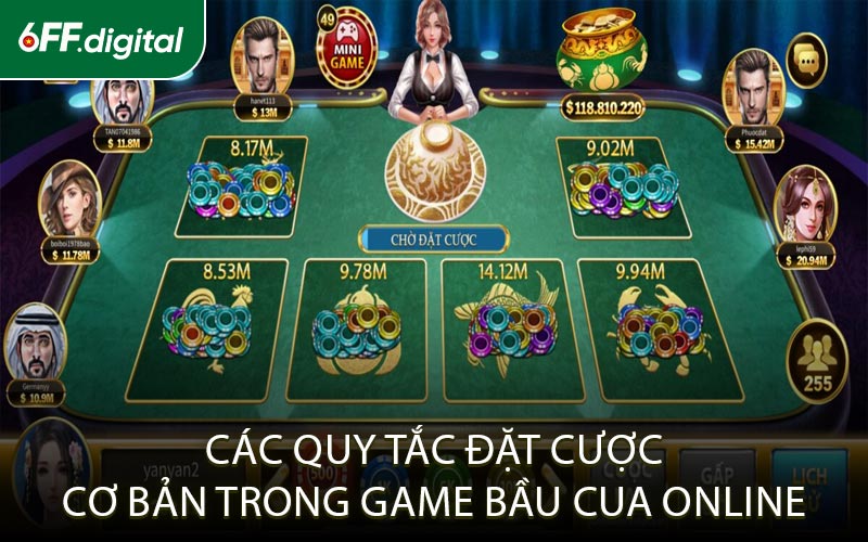 Các Quy Tắc Đặt Cược Cơ Bản Trong Game Bầu Cua Online
