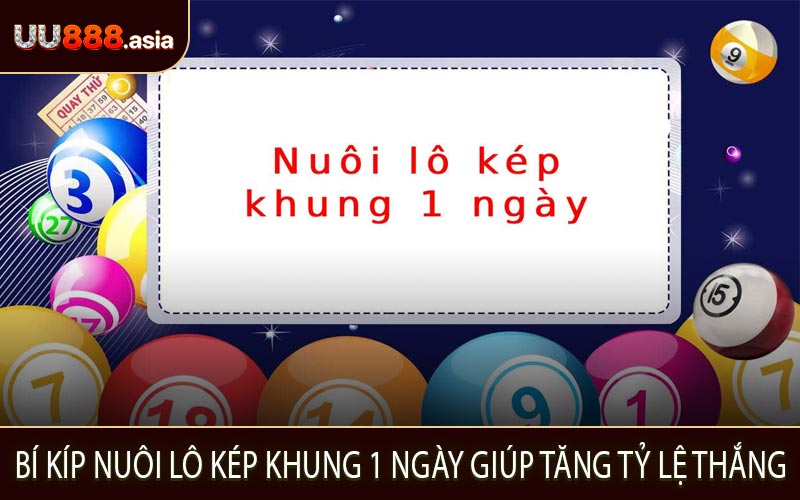 Bí Kíp Nuôi Lô Kép Khung 1 Ngày Giúp Tăng Tỷ Lệ Thắng